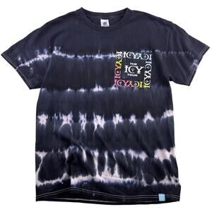 The Icy Tour 21 Pilots Tie Dye Bleached Tshirt Size Medium Unisex Adult